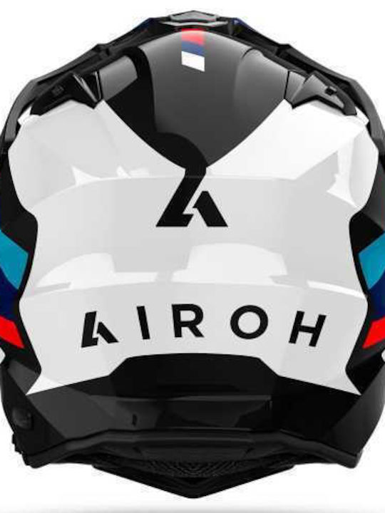 Airoh Commander 2 Doom Black gloss Motorcycle Helmet On-Off ECE 22.06 with Pinlock and Sunvisor