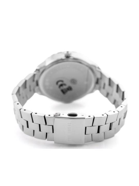Paul Lorens Women's Watch Chronograph with Silver Metal Bracelet