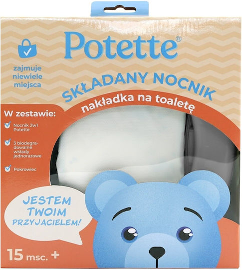 Potette Plus Portable Potty Gray