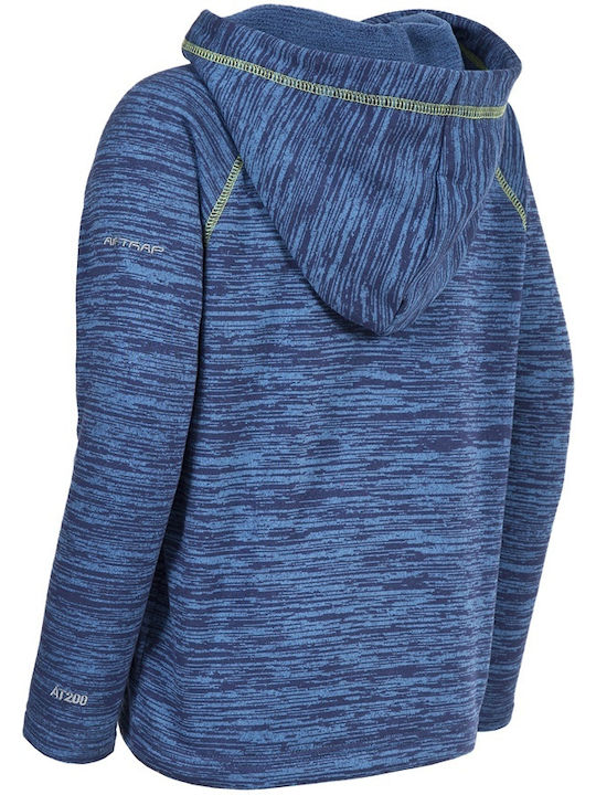 Trespass Kids Cardigan Fleece Cobalt Blue