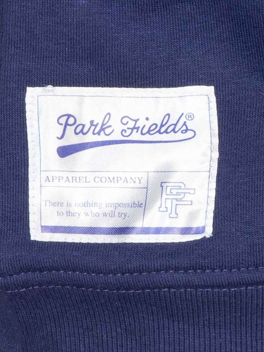 Blue Hooded Cardigan