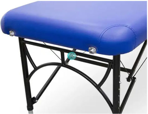ICosmetics Aluminum Portable Orange Massage and Physiotherapy Bed 185x70cm