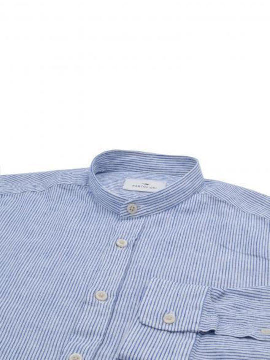 Open Men's Shirt Open Blue