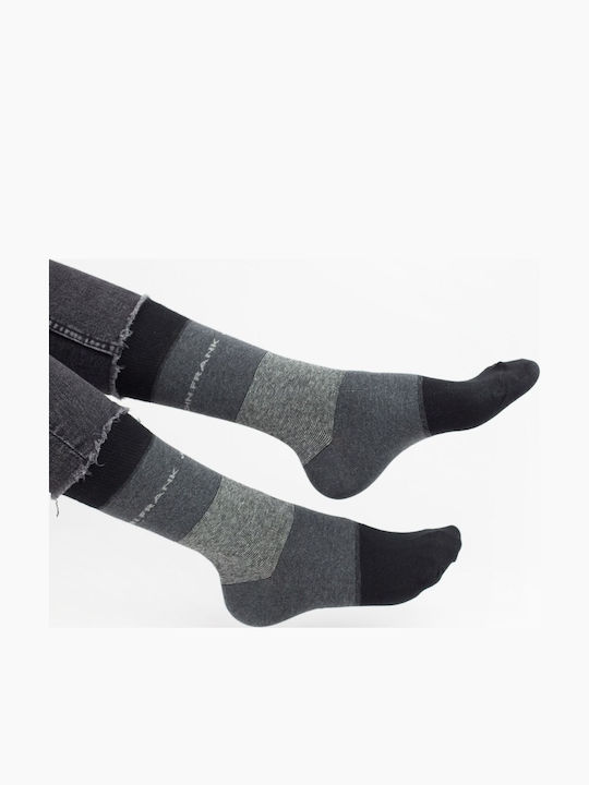 John Frank Bărbați Șosete Dark Grey 1Pachet