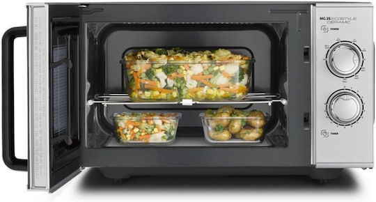 Caso Microwave Oven with Grill 25lt Inox