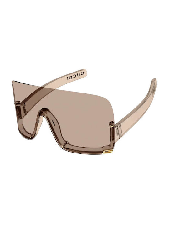 Gucci Sunglasses with Beige Plastic Frame and Beige Lens GG1631S 010