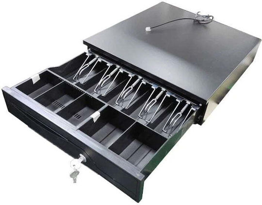 Cash Drawer with 5 Coin Slots and 5 Slots for Bills 48.5x46x16.5cm