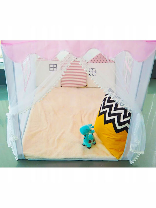 Kids Castle Play Tent Pink