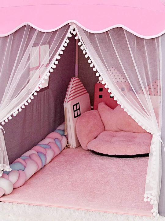 Kids Castle Play Tent Pink
