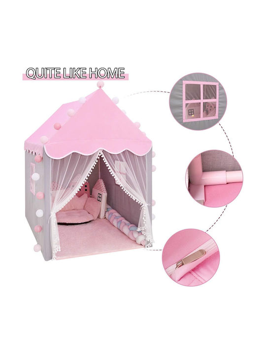 Kids Castle Play Tent Pink