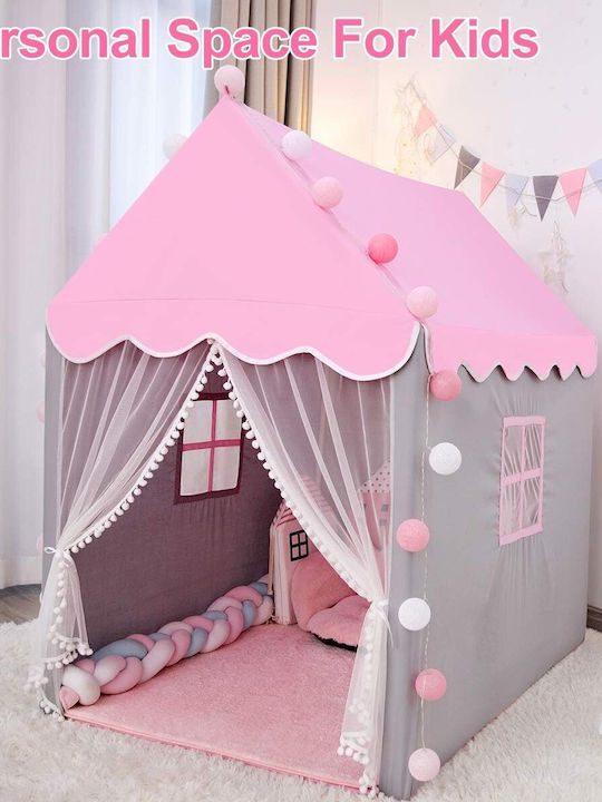 Kids Castle Play Tent Pink