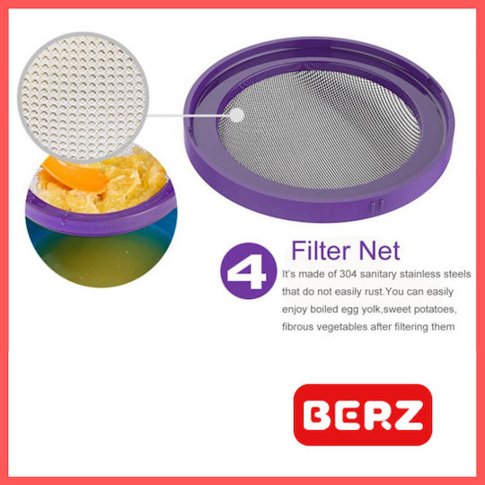Berz Set 7 in 1 Food Preparation Cartoon Grinder Green Bz8661g