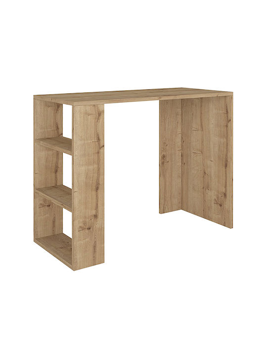 Γραφείο Netenia Ξύλινο sapphire oak 90x40x74εκ.