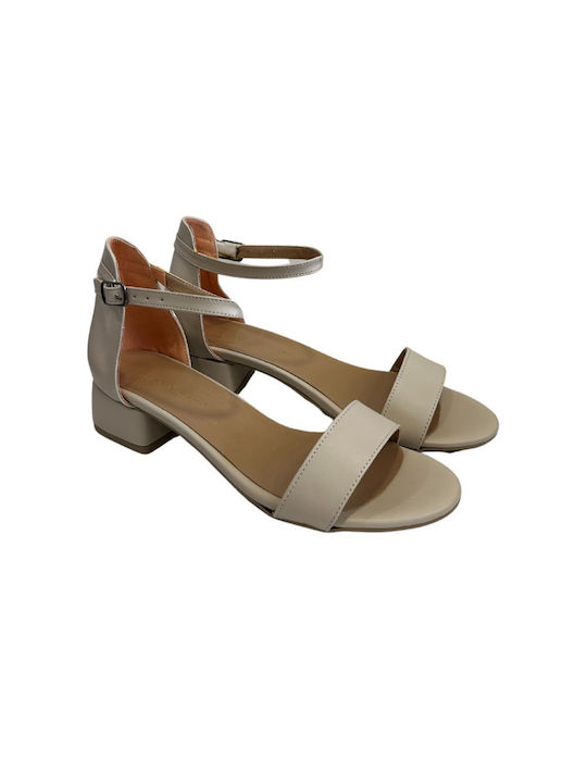 Damen Sandalen in Beige Farbe