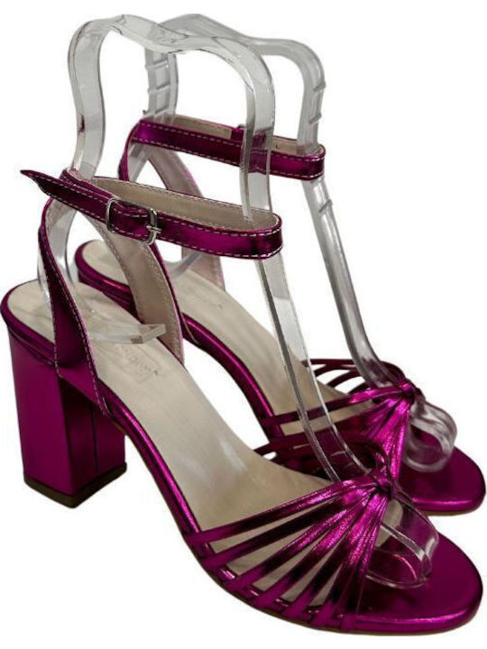 Sandalen Fuchsie