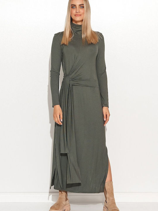 Makadamia Maxi Evening Dress Brown