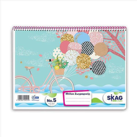 Skag Bloc de Desen A4 21x29.7cm Fun 1buc (Diverse modele/culori)