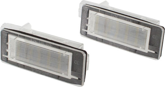 AutoTune Φώτα Πινακίδας Led για Renault Captur / Espace / Fluence / Modus / Scenic 2τμχ