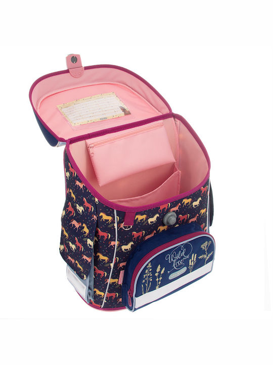 Arsuna Schulranzen Rucksack Junior High-High School Mehrfarbig