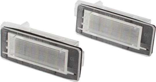 AutoTune Φώτα Πινακίδας Led για Renault Captur / Espace / Fluence / Modus / Scenic 2τμχ