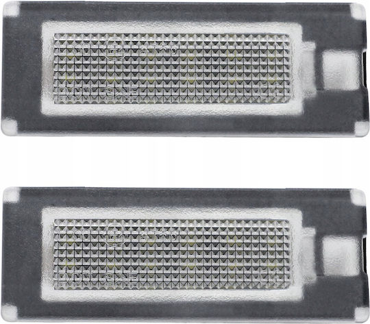 AutoTune Kennzeichenbeleuchtungen LED für Citroen Pullover Fiat Ducato 2011 2Stück