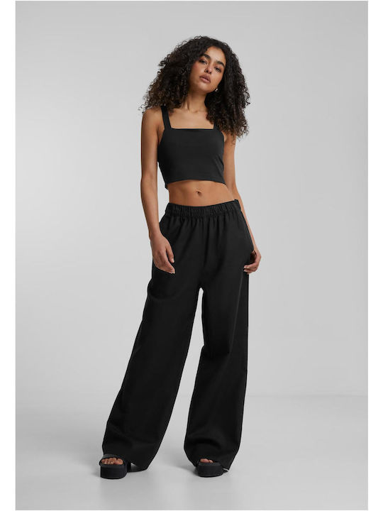 Sweatpants Flared Black