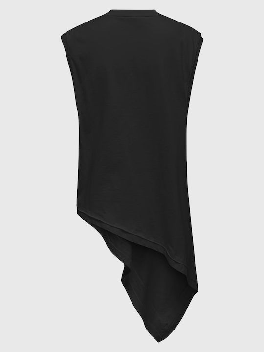 Life Women's Blouse Cotton Sleeveless Black