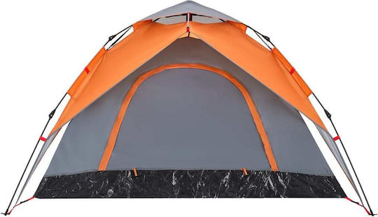 vidaXL Camping Tent Igloo Gray for 5 People