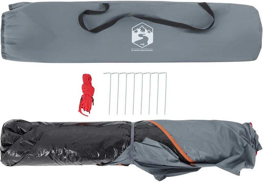 vidaXL Camping Tent Igloo Orange for 2 People 360x135x105cm