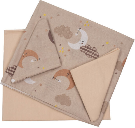 Kamtex Детски Чаршафи Подредба Кестеняви 100x146см Kamtex Детски Чаршафи Подредба Кестеняви 100x146см