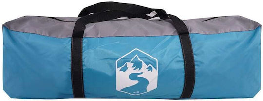 vidaXL Camping Tent Blue for 2 People 210x150x120cm