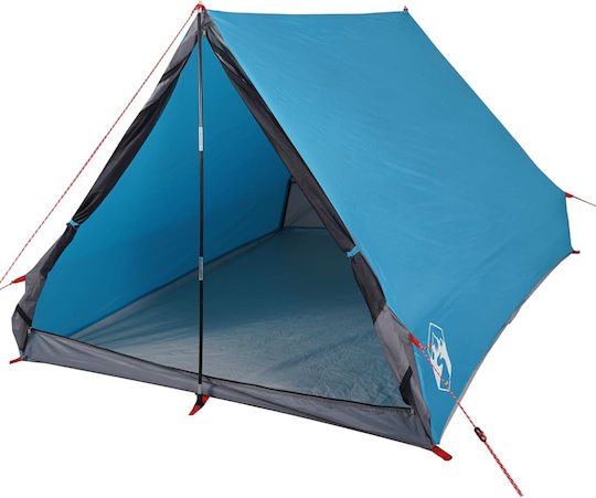vidaXL Camping Tent Blue for 2 People 210x150x120cm