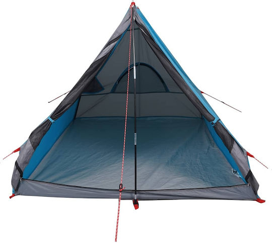 vidaXL Camping Tent Blue for 2 People 210x150x120cm