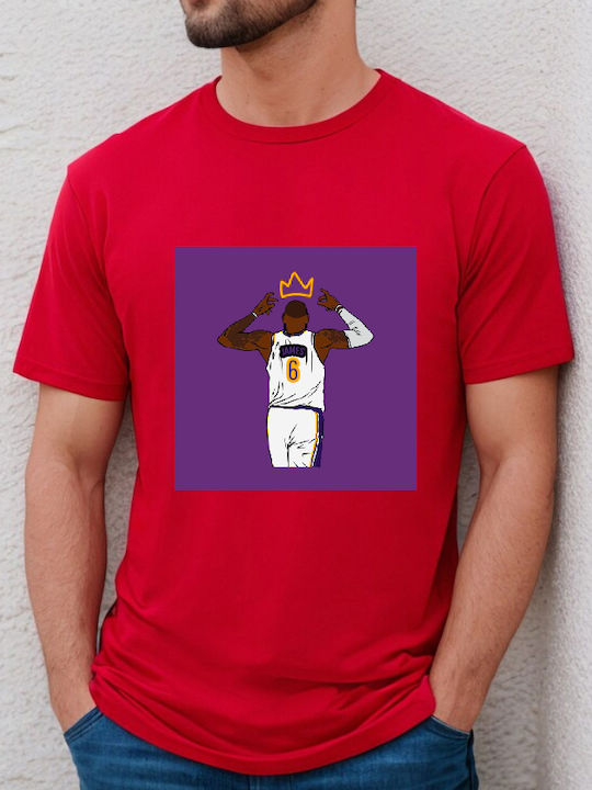 Fruit of the Loom Lebron James Nba Μπλούζα Βαμβακερή
