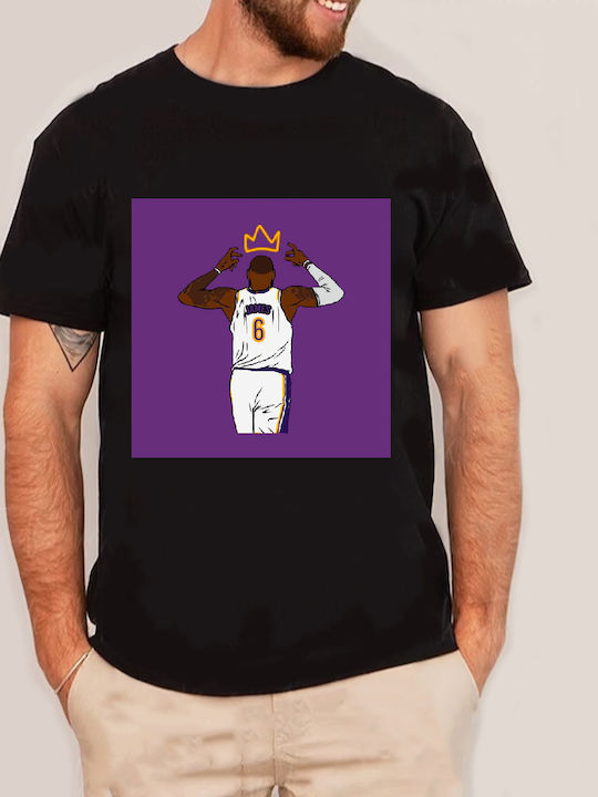 Fruit of the Loom Lebron James Nba Rashguard Neagră Bumbac