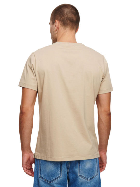 Premium Herren T-Shirt Kurzarm Parchment