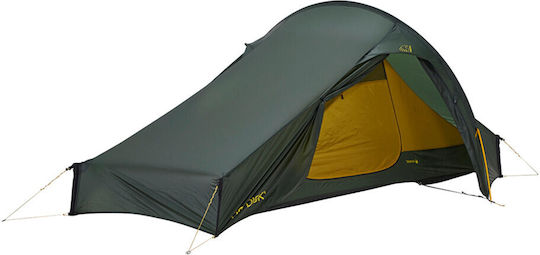 Nordisk Nordisk Tunnel Camping Tent Green with Double Cloth 3 Seasons for 2 People 41x12cm