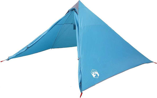 vidaXL Cort Tip Teepee Culoare Albastru pentru 7 Persoane