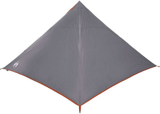 vidaXL Cort Tip Teepee Gri pentru 7 Persoane
