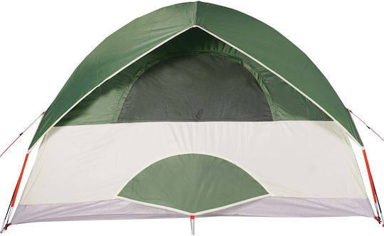 vidaXL Camping Tent Igloo Green for 6 People