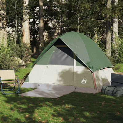 vidaXL Σκηνή Camping Πράσινη για 4 Άτομα