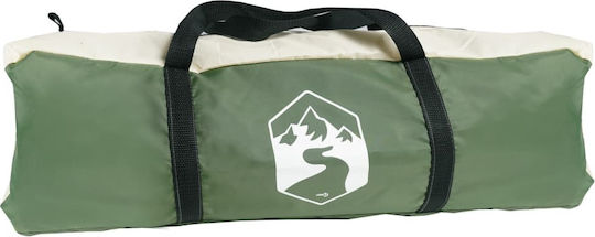 vidaXL Camping Tent Igloo Green for 6 People 305x400x205cm