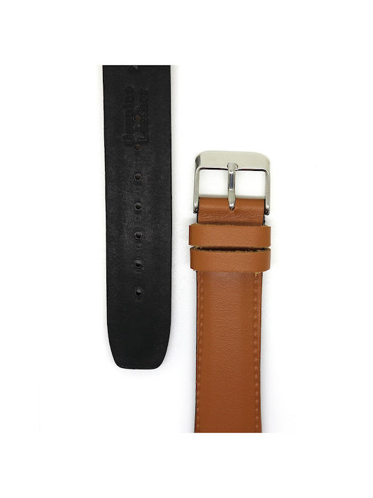 Tzevelion Leather Strap Brown 20mm