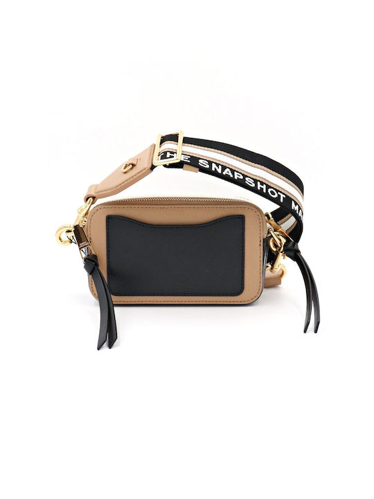 Snapshot Logo Leder Damen Tasche Crossbody Schwarz