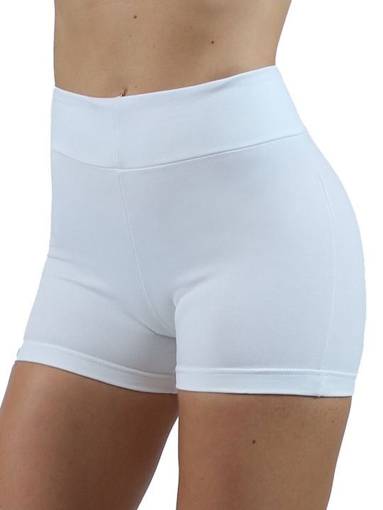 H&S Women's Training Legging High Waisted & Push Up White