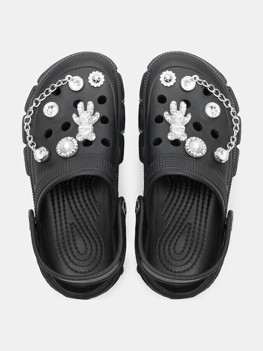 Luigi Damen Clogs Schwarz
