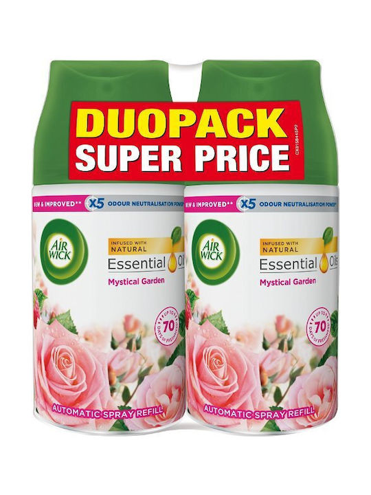 Air Wick Freshmatic Air Freshener Refill Secret Garden Duo 2x 250ml