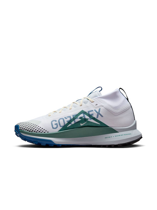Nike Pegasus Trail 4 GTX Ανδρικά Αθλητικά Παπούτσια Trail Running Λευκά Αδιάβροχα με Μεμβράνη Gore-Tex