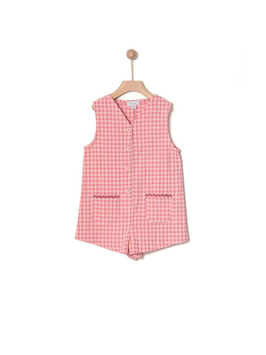 Yell Oh! Kids One-piece Fabric Shorts/Bermuda Pink