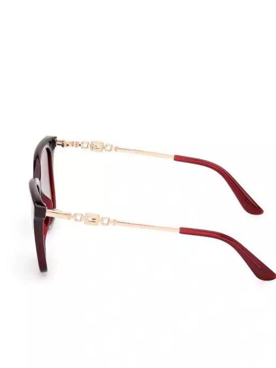 Guess Women's Sunglasses with Burgundy Plastic Frame and Burgundy Lens gu7886 69f